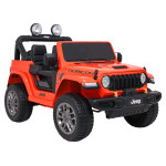 Elektrické autíčko Jeep Wrangler Rubicon Lift 4x4, 24V - oranžové